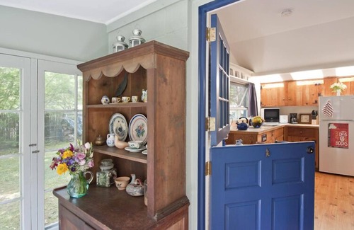 Woodstock Apartment | NEW! Rock City Writer's Studio: Bucolic Setting, Nordic Sauna, Walk to Town!