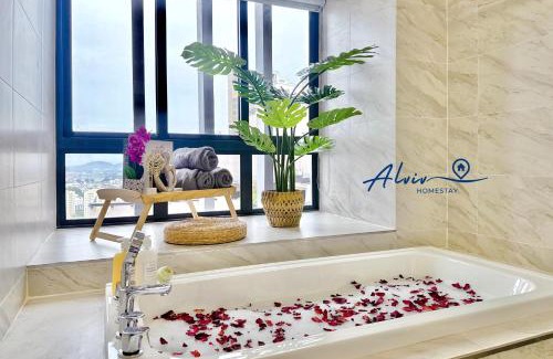 Taman Melaka Raya Apartment | NEW! [Romantic Honeymoon] Imperio Studio Bathtub/4 pax/Game/MelakaRaya