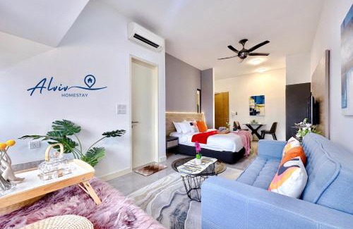 Taman Melaka Raya Apartment | NEW! [Romantic Honeymoon] Imperio Studio Bathtub/4 pax/Game/MelakaRaya