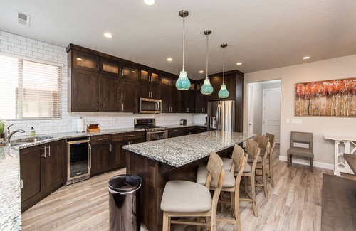 Santa Clara House | NEW! Sleeps 28! 6 Bed,7 Bath Home with Waterslide Park,Large Private Hot Tub!