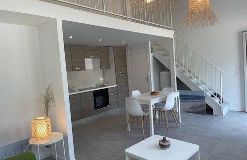 Saint-Pierre-d'Oleron Apartment | New studio, in the heart near the salt marshes , the golf and the beach.