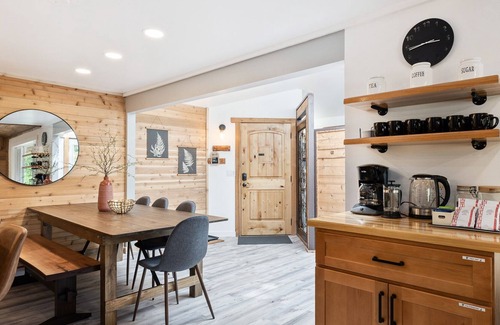 Index House | New! Stunning and unique remodeled riverfront home with hot tub and amazing view