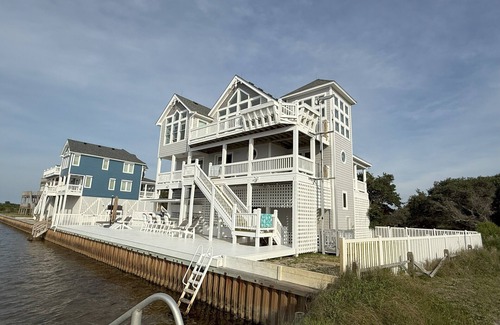 Buxton House | NEW! Stunning Sound Views ~ Gorgeous Home ~ Perfect Outdoor Space