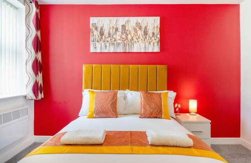 Stockton-on-Tees Apartment | NEW! Stylish 5-Bed Apartment in Stockton-on-tees by Stay With Us, Perfect for Contractors & Large Groups, FREE Parking!