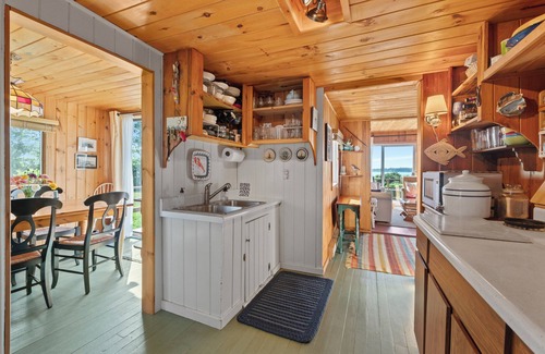 Mid-Coast and Islands Cottage | New! The Beach Pea 2 BR/1 BA Beachside bungalow feet from the Maine shore.