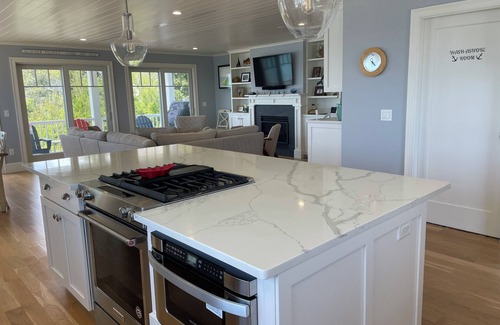 Popponesset House | New to market Ocean Front Gem steps to Beach! 25 minutes from cape bridges.