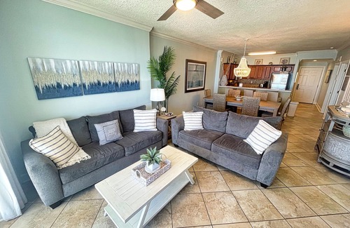 West Panama City Beach Condo | New to Rental Program, Low Floor, End Unit, Fabulous Views, Free Beach Chairs