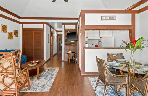 Poipu Condo | NEW! Top Floor Views with A/C in Poipu Beach, Resort Amenities