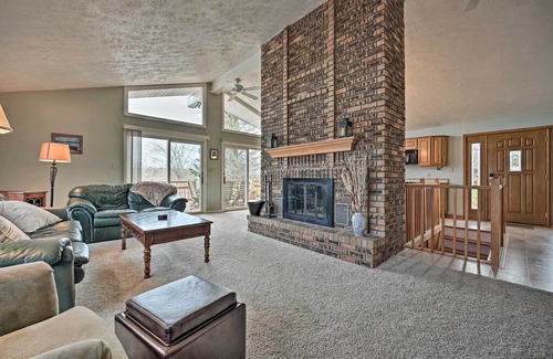 Cassopolis Cottage | NEW! Waterside Escape w/ Dock on Little Fish Lake!