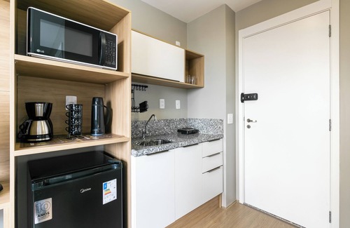 Bras Apartment | New York Studio in Brás with Swimming Pool/Brás Subway