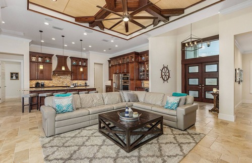 Pelican House | Newer Construction Villa, Modern Furnished, Huge Pool&Lanai, Gulf Access, WiFi