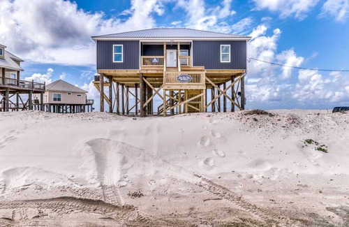 Dauphin Island House | Newly built dog-friendly beachfront home w/stunning ocean views, and gas grill