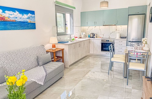 Agia Marina House | Newly Built House Steps from the Beach: Everything Within Walking Distance!