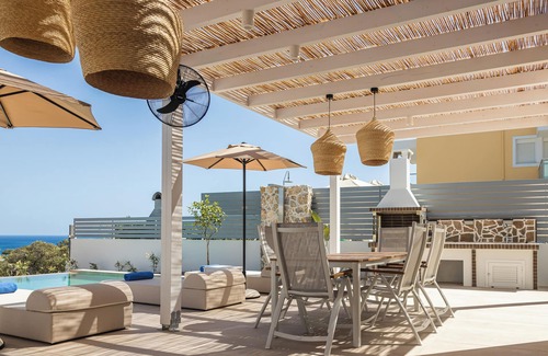 Gennadi Villa | NEWLY BUILT Styish Luxury 2-bedroom Villa Pollux with PRIVATE HEATED POOL!