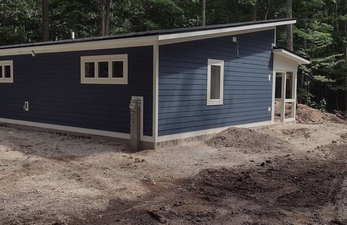 Baileys Harbor House | Newly constructed rental nestled in the woods, 2-bedroom house in Baileys Harbor