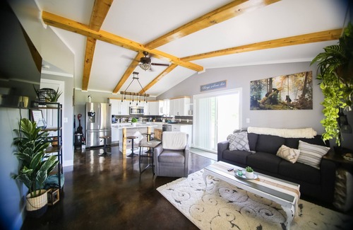 Badger House | Newly constructed cabin on a quiet residential pond.
