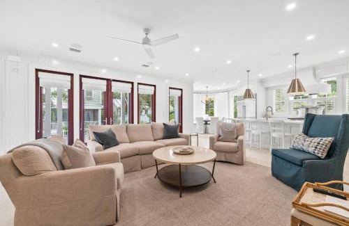 Seaside House | Newly Designed Custom Seaside Home with 6 Bedrooms Next to Adult Pool Fitness Center home