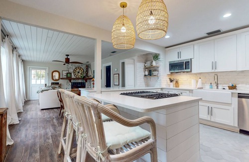 New Smyrna Beach House | Newly remodeled historic cottage with decks, AC, & open layout - dog-friendly