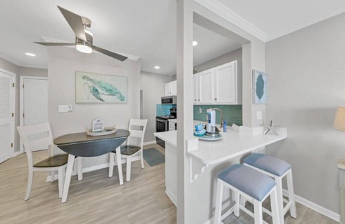 Holiday Isle Condo | Newly Remodeled Studio in Sandpiper Cove, now with Free Beach Service and Pet Friendly