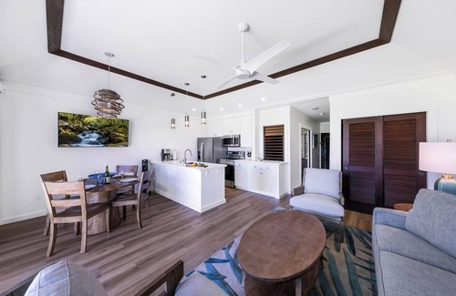 Poipu Condo | Newly remodeled with AC, gorgeous ground floor condo 87, 3 min walk to beach