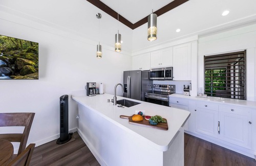 Poipu Condo | Newly remodeled with AC, gorgeous ground floor condo 87, 3 min walk to beach