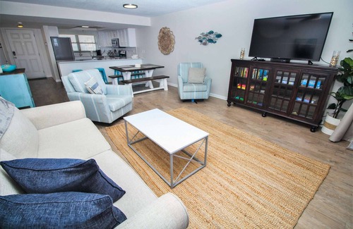 New Smyrna Beach Condo | Newly Renovated, Oceanfront Condo on Non-Driving Beach! Stunning Interior!
