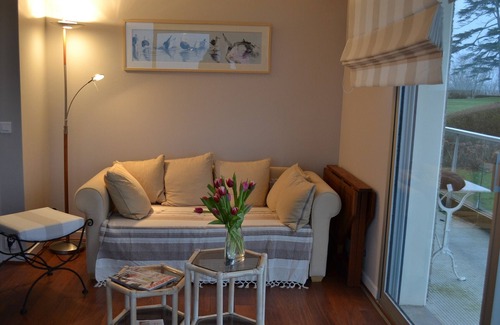 Dinard Apartment | Newly renovated 2 rooms flat. Exceptional sea view, balcony,parking.