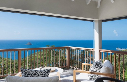 Colombier Villa | Newly Renovated 3 BDRM Villa w Ocean Views