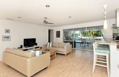 Siesta Key Villa | Newly Renovated Family Home – Pool & Short Walk to Siesta Beach - Waterview