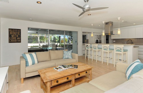 Siesta Key Villa | Newly Renovated Family Home – Pool & Short Walk to Siesta Beach - Waterview