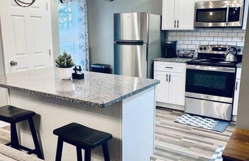 East Point House | Newly Renovated Home, Fenced Yard, Rec Room with Foosball and WiFi!
