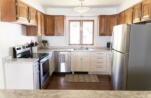 Washburn House | Newly Renovated House on Lake Superior with Private Beach