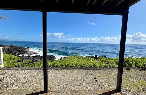 Kapoho House | Newly Renovated in June 2025, 3-Level Oceanfront Home with views from every room
