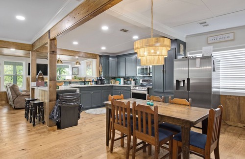 Negreet House | Newly Renovated Lakefront home with boat house, launch and 2 piers!