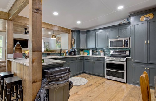 Negreet House | Newly Renovated Lakefront home with boat house, launch and 2 piers!