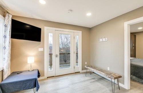 Lubec Apartment | Newly Renovated Maine Retreat Deck with Ocean View!