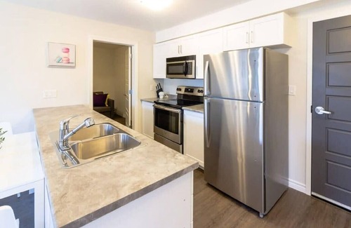 Saint John Condo | Newly Renovated Modern Condo Near Hospital, UNB Patio & Parking Coffee