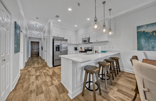 Seacrest Beach Condo | Newly renovated overlooking the Seacrest Village. Pool and Beach access.