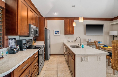 Poipu Condo | Newly updated ocean view retreat on Poipu Beach; A/C, pool, gym restaurants.