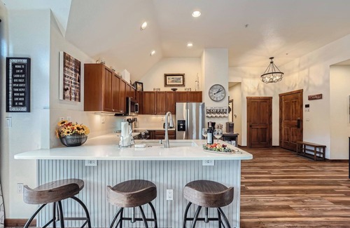 Historic District Condo | Next to Quicksilver lift and in heart of Breck! Pool!