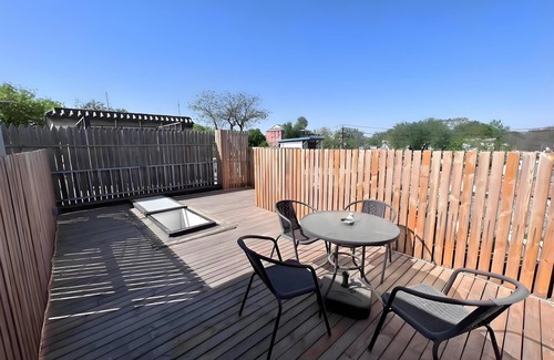 Jinsong Panjiayuan Apartment | Nice 1br duplex Apartment with Roof terrace in Beijing downtown