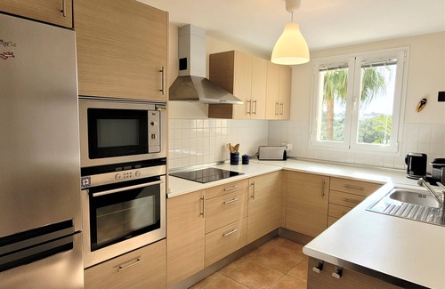 Cala Mandia Apartment | Nice apartment in a quiet residence with a large pool and a beautiful garden