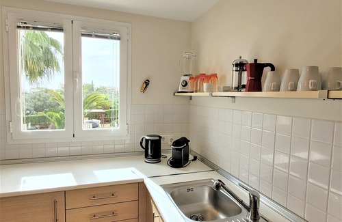 Cala Mandia Apartment | Nice apartment in a quiet residence with a large pool and a beautiful garden