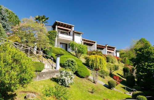 Capriasca Apartment | Nice apartment for 2 people with pool, WIFI, TV, patio and parking