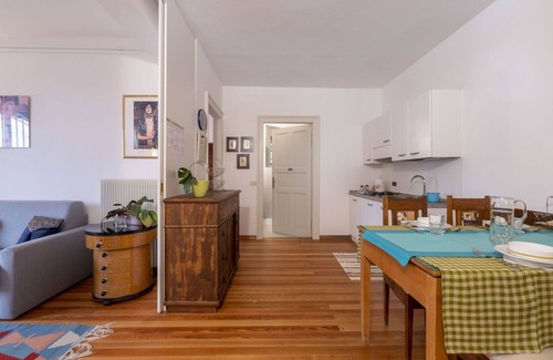 Vito d'Asio Apartment | Nice apartment for 4 guests with pool, WIFI, TV, patio, pets allowed and parking