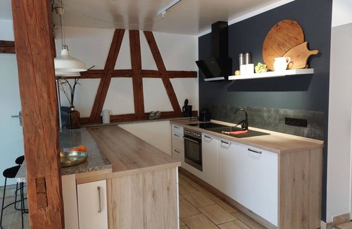 Suhl Apartment | Nice apartment for 4 guests with WIFI, TV, patio and pets allowed