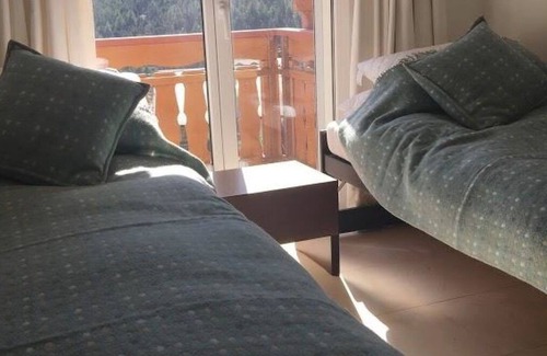Saas-Fee Apartment | Nice apartment for 6 people with WIFI, TV and balcony