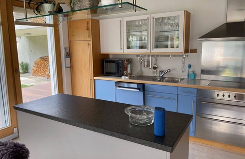 Sumvitg Apartment | Nice apartment for 6 guests with WIFI, TV, patio, panoramic view and parking