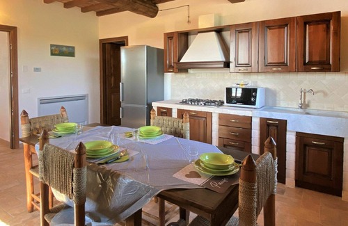 Guardistallo Apartment | Nice apartment for 4 people with WIFI, A/C, pool, patio, pets allowed, panoramic view and parking