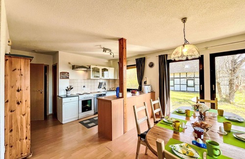 Frankenau House | Nice apartment in villa for 4 people with WIFI, TV and terrace